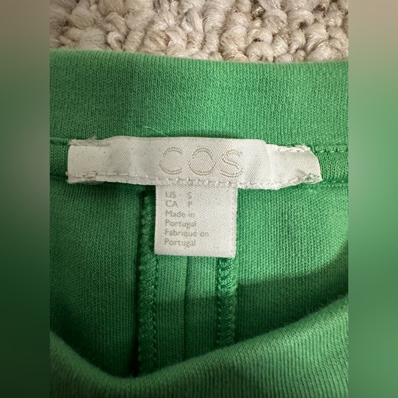 COS Green Oversized Short Sleeve Tee size S - Picture 6 of 6